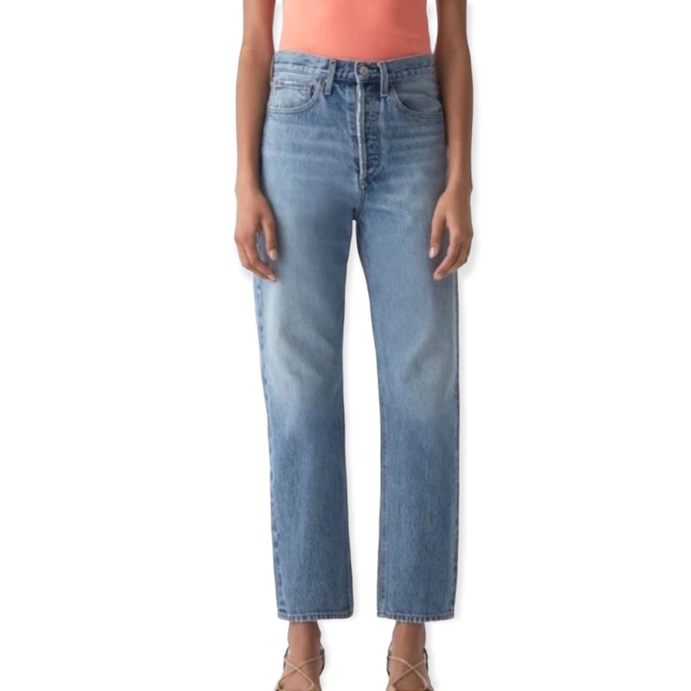 We The Free 90’s Mid-Rise Loose Fit Straight Leg Jeans Size 27 Vintage Grunge